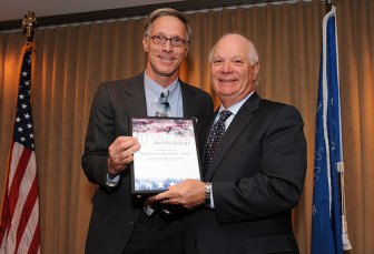 ESC Board Member Bill Snape and Senator Ben Cardin
