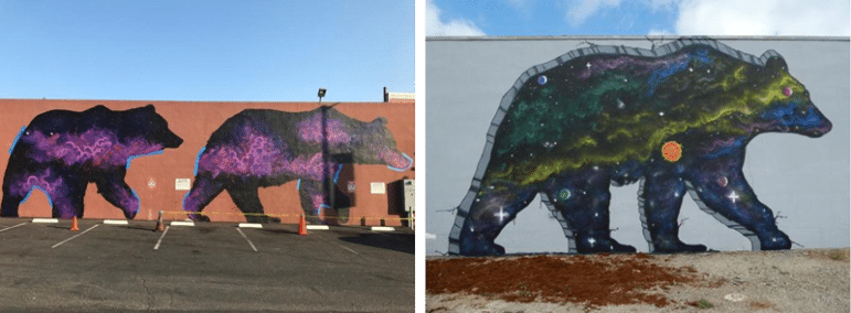 California Grizzly Bear Series, Oakland, CA, by Roger Peet and Fernando "Rush" Santos